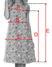 Brīva piegriezuma Victoria kleita ar tropu lapu dizainu un jostu viduklī