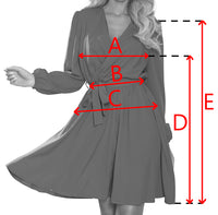 Sarkana sieviešu kleita ar dekoltē – Bindy– KleviShop