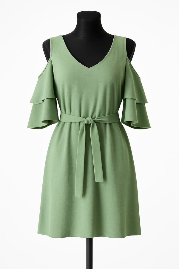 MARINA vieglā kleita ar dekoltē