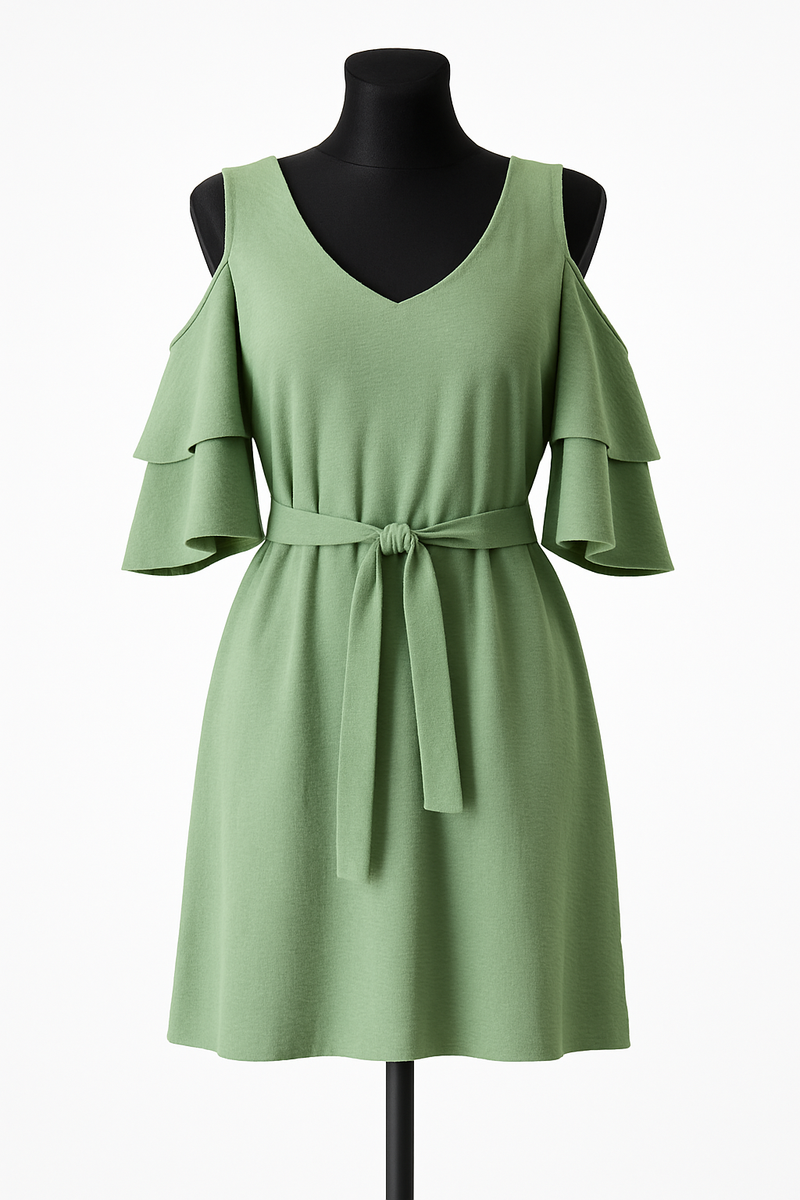 MARINA vieglā kleita ar dekoltē