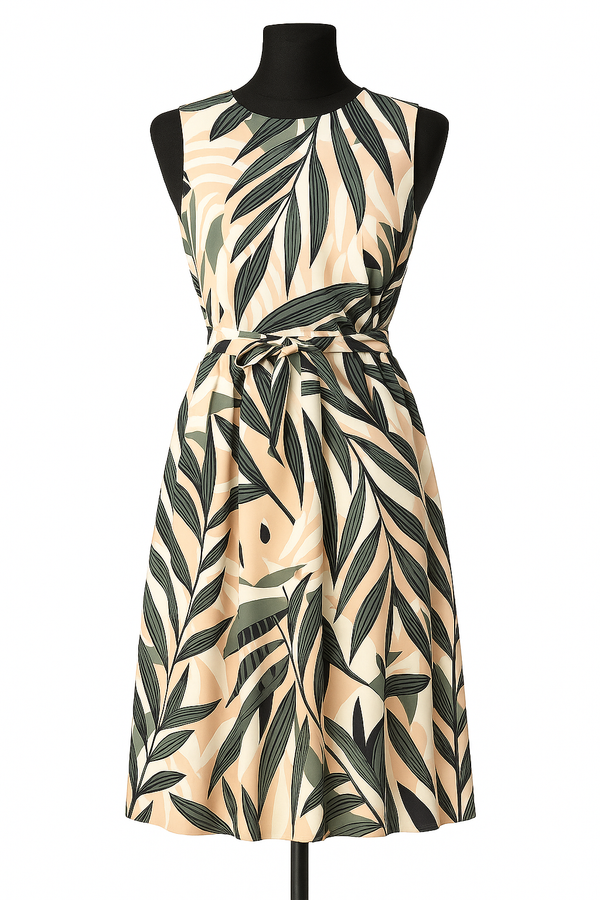 Victoria kleita – Elegance ar tropu akcentiem