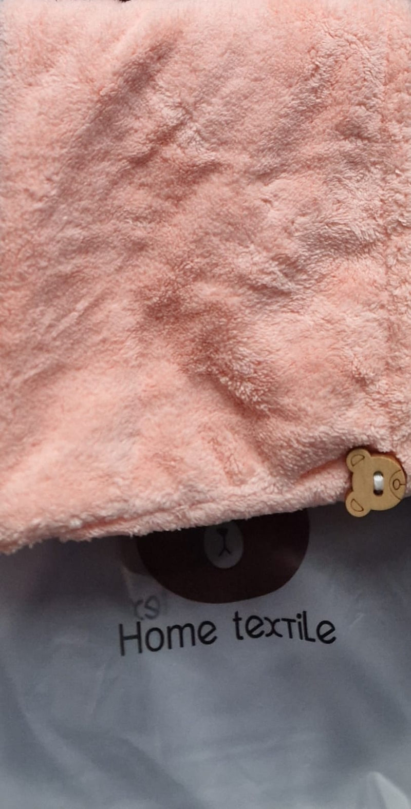 Matu dvielis turbāns ātrai matu žāvēšanai